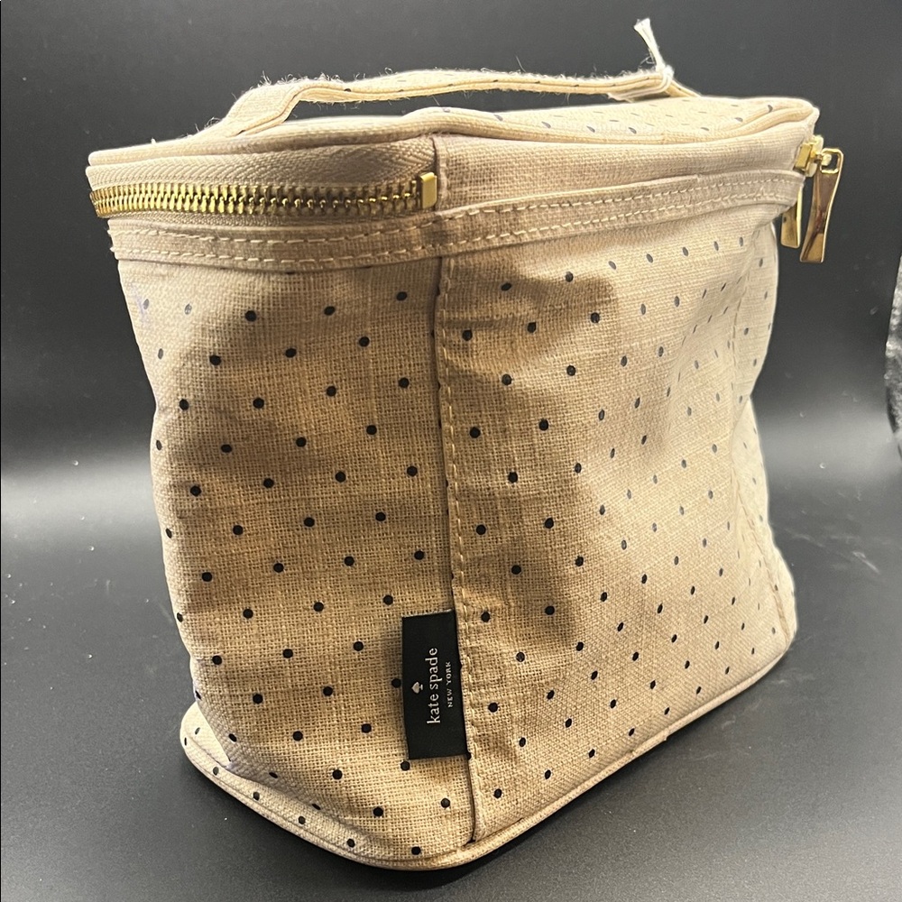 Kate Spade Beige and Black Dot Bag - Picture 2 of 7